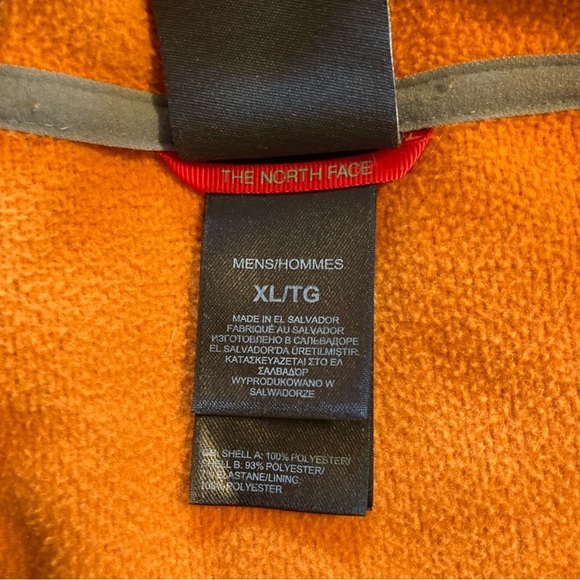 NEW The North Face Full Zip Hoodie Jacket XL Burnt Orange - Picture 8 of 8